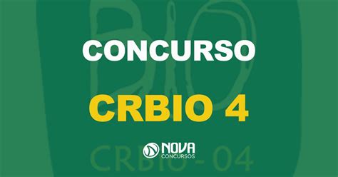 Concurso Crbio Banca Organizadora Est Definida Nova Concursos