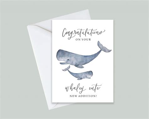 Congratulations Greeting Card - Whaley Cute - Two Peas Paper Co.