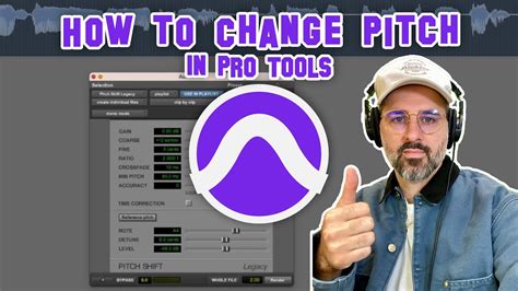 How To Change Pitch In Pro Tools Youtube