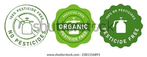 Pesticide Free No Pesticides Emblem Stamp Stock Vector Royalty Free 2381156891 Shutterstock