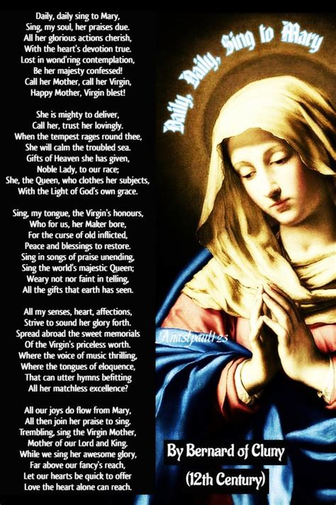 Our Morning Offering – 22 August – Daily, Daily, Sing to Mary – AnaStpaul