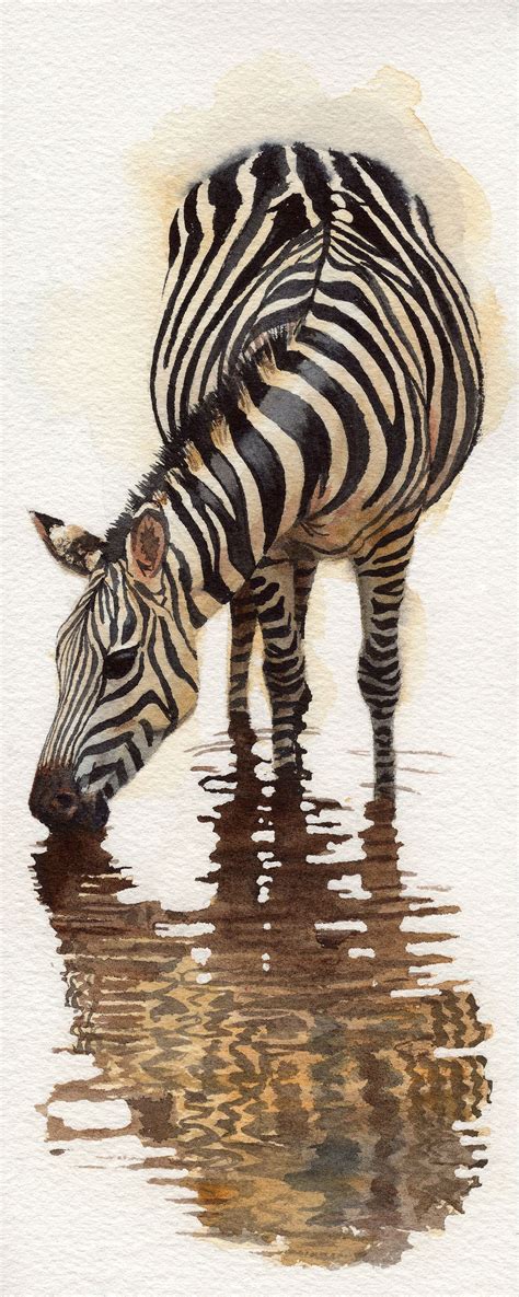 Learn To Paint A Stunning Watercolor Zebra