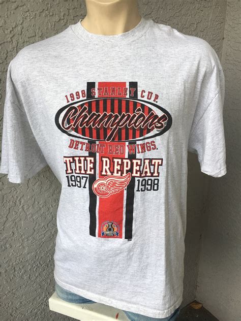 Detroit Red Wings 1997 1998 Repeat Stanley Cup Champions - Etsy