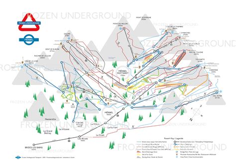 Méribel Piste Map