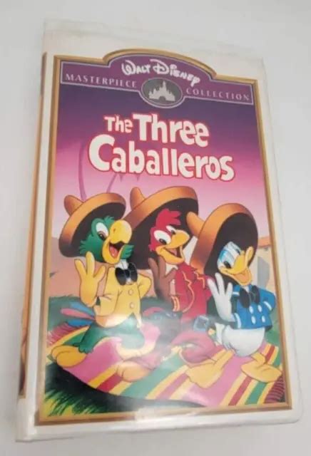 Walt Disney Masterpiece Collection The Three Caballeros Vhs