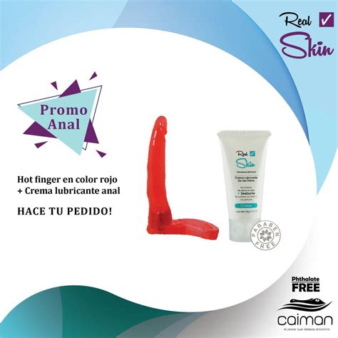 PROMO Crema Hot Finger L Rojo Placeres Sex Shop Mendoza