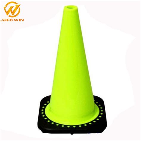 PVC Traffic Safety Road Cone Flexible Orange Reflective Soft PVC Safety