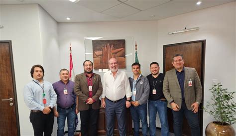 Junta Directiva Del Steibi En Reunion Con Director General De Itaipu