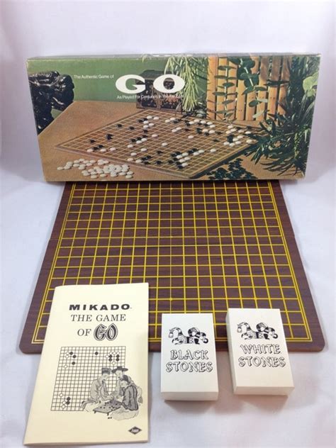 Vintage GO Board Game 1977 GO Strategy Game Strategy Game