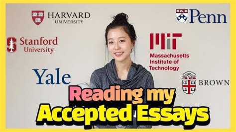 Reading The Essays That Got Me Into MIT Ivy Leagues Asked The