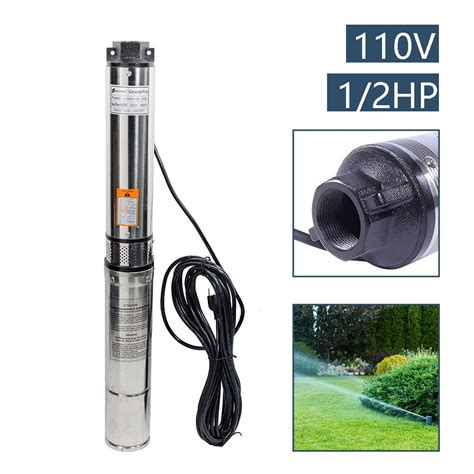 IMeshbean Deep Submersible Well Pump 1 2 HP Submersible Well Pump 110V