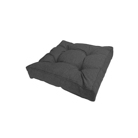 Coussins Palettes Matelass Anthracite Coussin X