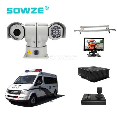 360 Degree Rotation Police Car Roof Mounted Ptz Camera System China