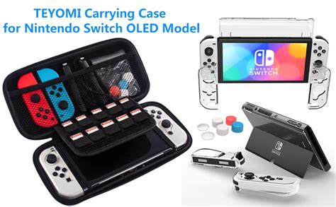 Teyomi Carrying Case Compatible With Nintendo Switch Oled Model