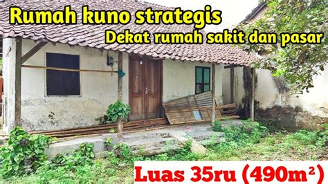 Rumah Kuno Strategis Cocok Untuk Hunian Dan Usaha Dekat Pasar Dan Rumah