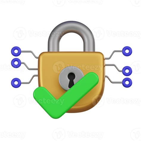 Cryptocurrency Encryption Security Check Concept 3d Icon 41643981 Png