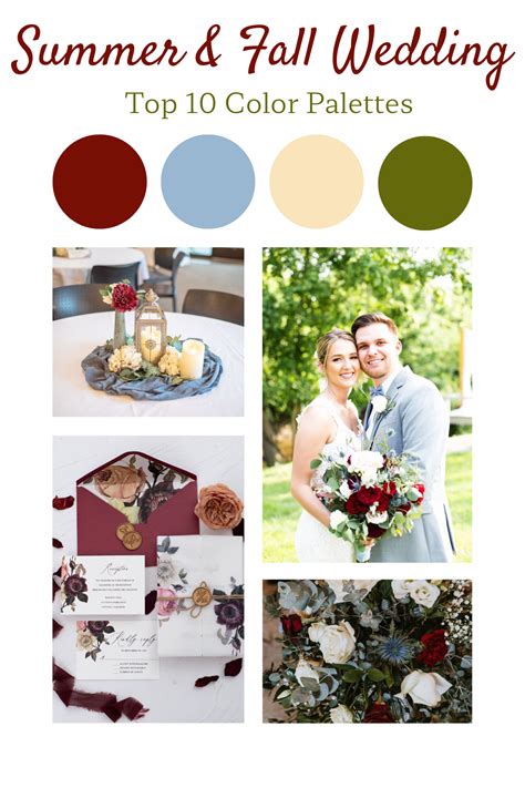 fall wedding color combinations 7