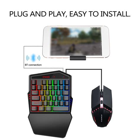 Hxsj Ensemble Clavier Et Souris De Jeu Bouto Grandado