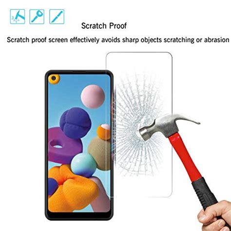 Ailun Screen Protector For Samsung Galaxy A21 Best Ultra Clear Anti Scratch Case Friendly