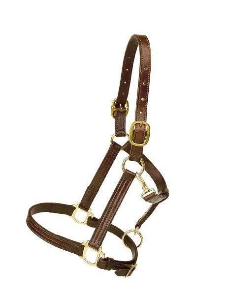 1 Triple Stitched All Leather Halter