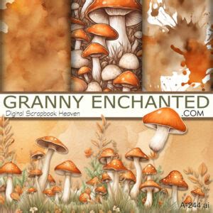 A Ai Squirrel Digital Scrapbook Kit Granny Enchanted Designs