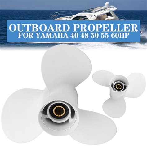 Aluminum 11 3 8X12 Boat Outboard Propeller For Yamaha 40 48 50 55 60HP