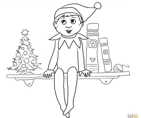 Elf on the Shelf Coloring Pages - "Deal"icious Mom