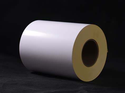 Top Coat Thermal Paper Hot Melt Adhesive Yellow Glassine Liner