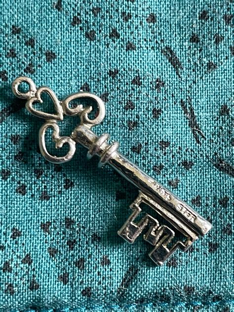 Sterling Silver Key - Etsy