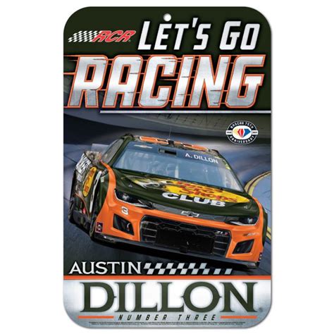 Austin Dillon 11"x17" Sign – RCR Museum & Team Store