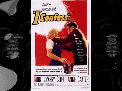 I Confess01 Alfred Hitchcock Posters I Confess Classic Movies HD