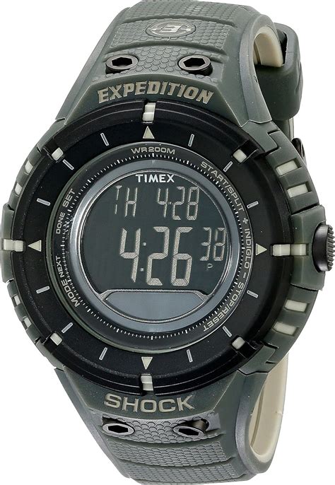 Amazon Timex Expedition Shock Reloj Digital Con Br Jula Oliva