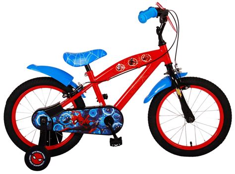 Vélo enfant Ultimate Spider Man Garçons 16 pouces Bleu Rouge