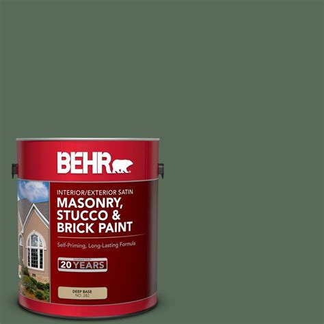 Behr Gal Ppu Royal Orchard Satin Interior Exterior Masonry