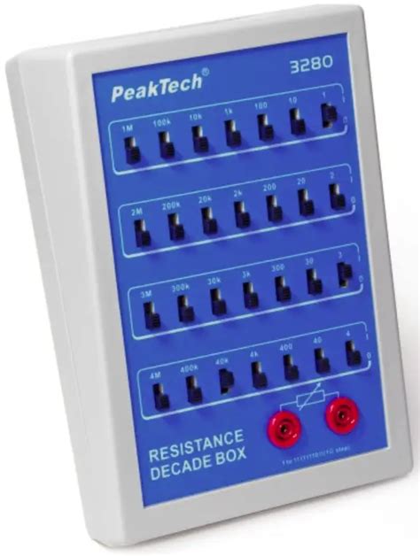 Peaktech 3280 Resistance Decade Box User Manual