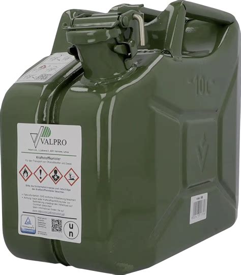 Cartrend Benzinkanister 10 Liter Volumen Metall grün kaufen Globus