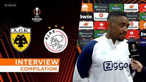 Watch UEFA Europa League Interview Compilation AEK Athens Vs Ajax