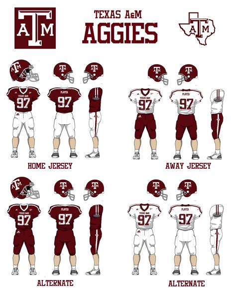 Texas A&M Football Uniforms 2024 - Milly Suzette