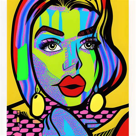 Wrap Pop Art Lady Creative Fabrica