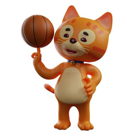 Happy Cute Cat Playing Basketball Stock Illustrations – 19 Happy Cute Cat Playing Basketball ...