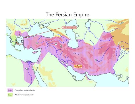 Persian Empire Timeline Map