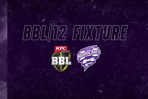 HURRICANES FIXTURE RELEASED | Hobart Hurricanes