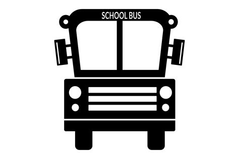 School Bus Silhouette. School Bus SVG. Silhouette Cameo By Olyate | TheHungryJPEG