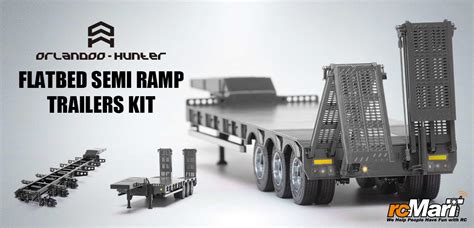 Orlandoo 1 32 Flatbed Semi Ramp Trailers Kit OH32N02 KIT