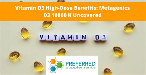 Vitamin D3 High Dose Benefits Metagenics D3 10000 K Uncovered