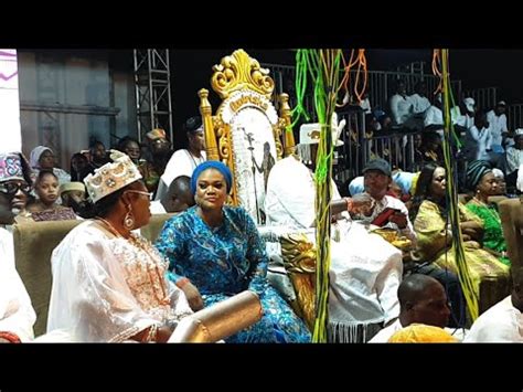 Ooni Of Ife And His Wife Miriam Ogunwusi And Olori Temitope Olori