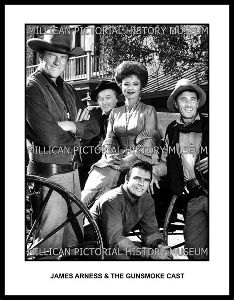 James Arness And The Gunsmoke Cast Millican Pictorial History Museum