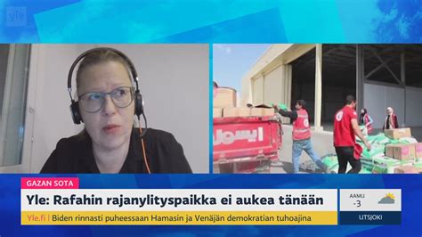 Humanitaarinen Apu Gazaan Odottaa Ylen Aamu Yle Areena