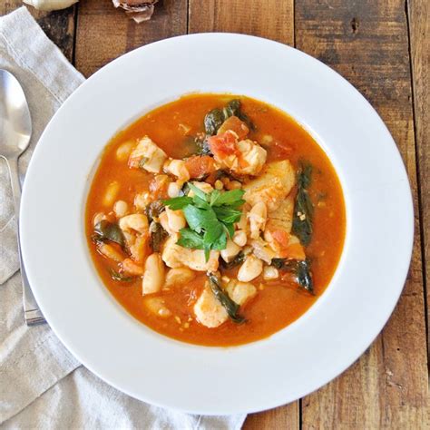 White Bean And Spinach Stew With Spanish Cod Spain On A Fork Receta