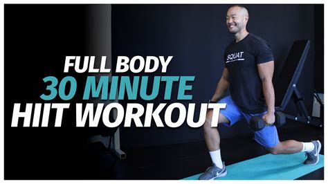 Full Body 30min Hiit Workout Get Fit From Home Youtube